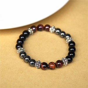 Bracelet triple protection en odt rouge