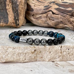 Bracelet triple protection en odt bleu