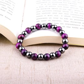 Bracelet double protection violet