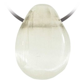 Pendentif goutte sélénite