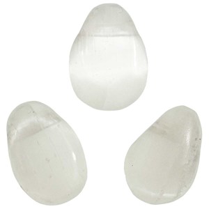 Pendentif goutte sélénite