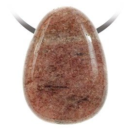 Pendentif goutte muscovite