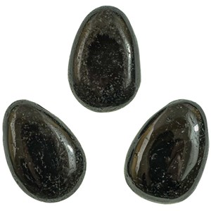 Pendentif goutte tourmaline noire
