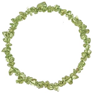 Bracelet en péridot - perles baroques