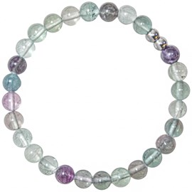 Bracelet fluorite multicolore