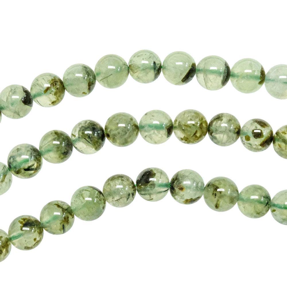 Bracelet préhnite épidote