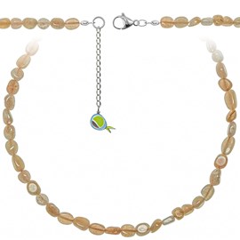 Collier pierre soleil