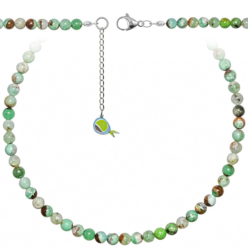 Collier chrysoprase