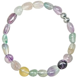 Bracelet fluorite multicolore