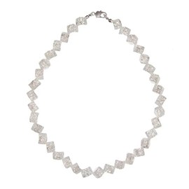 Collier cristal craquelé