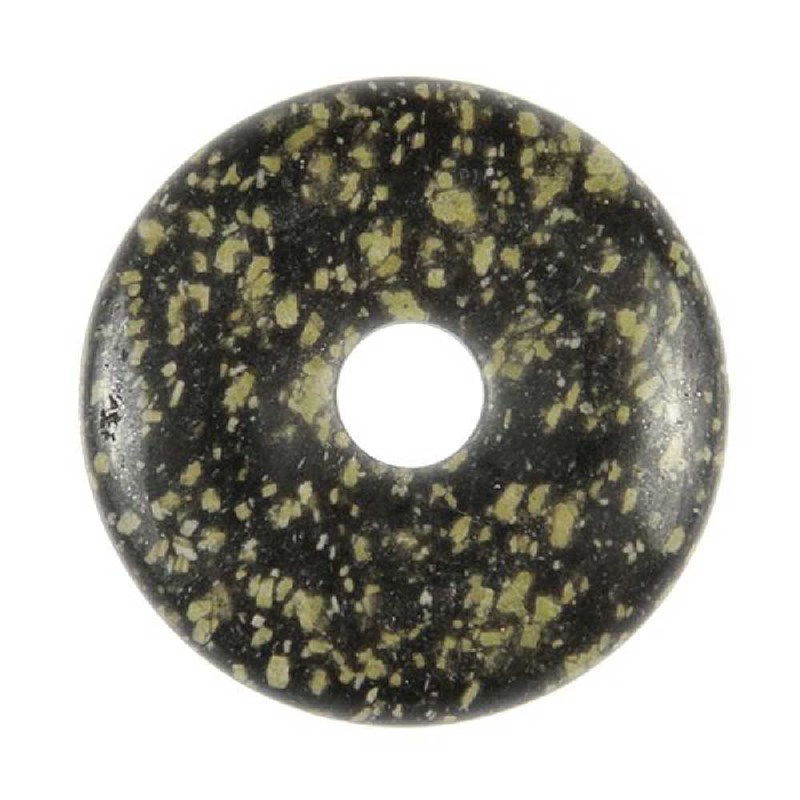 Naturosphère - Donut porphyre impérial vert 5 cm