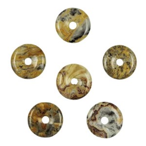 Donut agate crazy lace 3 cm
