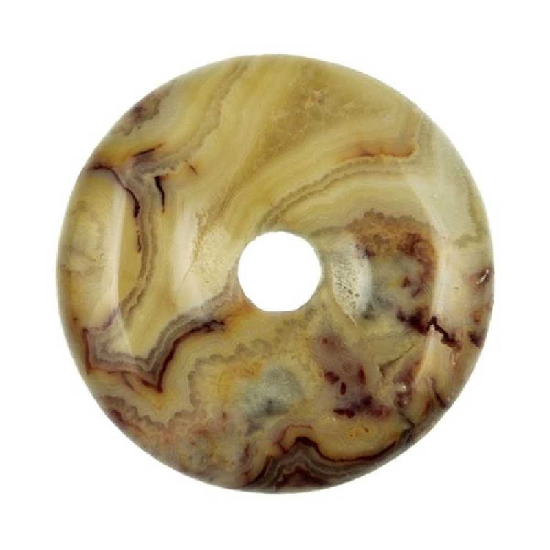 Naturosphère - Donut agate crazy lace 5 cm