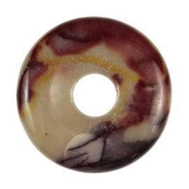 Donut jaspe mokaite 3 cm