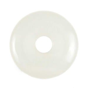 Donut jade blanc 3 cm