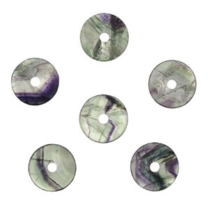 Donut fluorite arc-en-ciel 4 cm