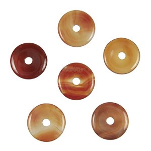 Donut cornaline 4 cm