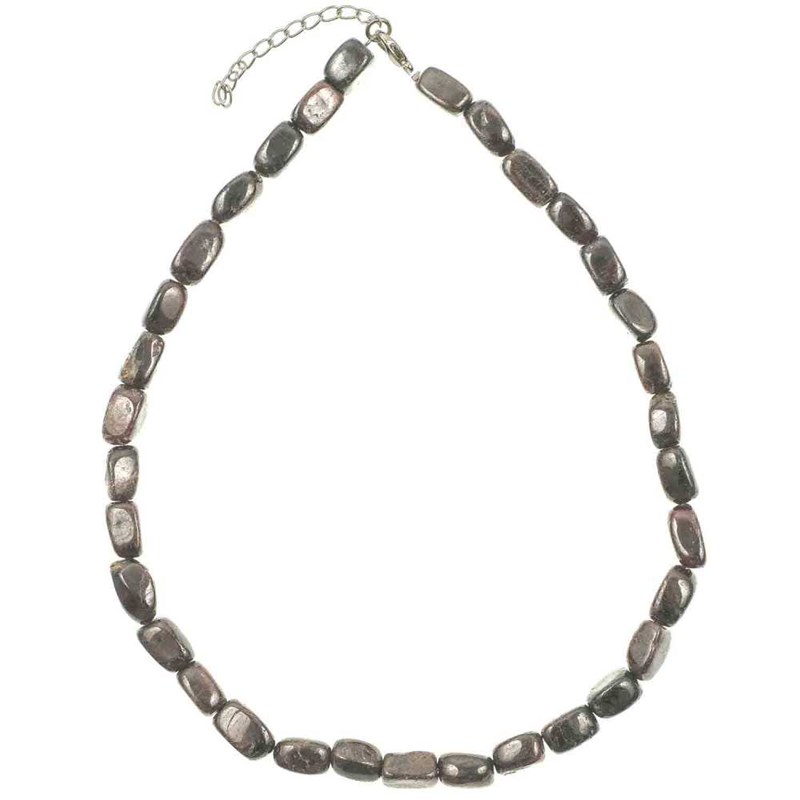 Collier grenat almandin
