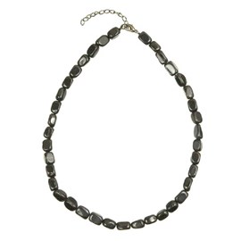 Collier agate noire