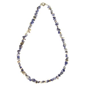 Collier pierre sodalite
