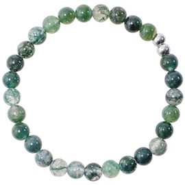 Bracelet agate mousse
