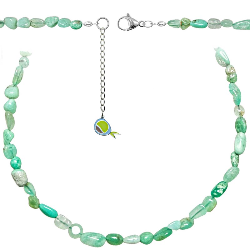Collier chrysoprase