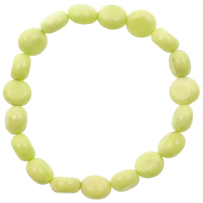 Bracelet chrysoprase citron