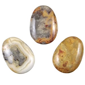 Pendentif goutte agate crazy lace