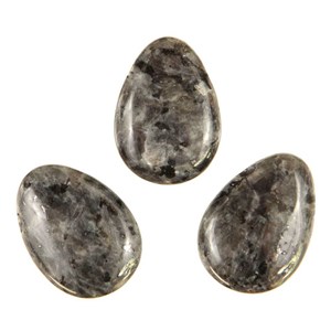 Pendentif goutte larvikite