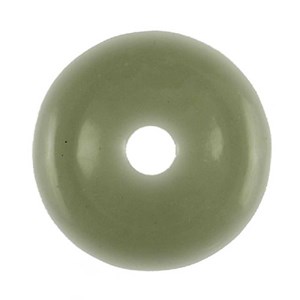 Donut jade vert de chine 3 cm