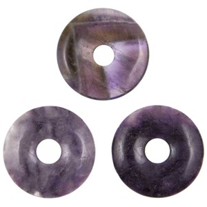 Donut fluorite violette 4 cm