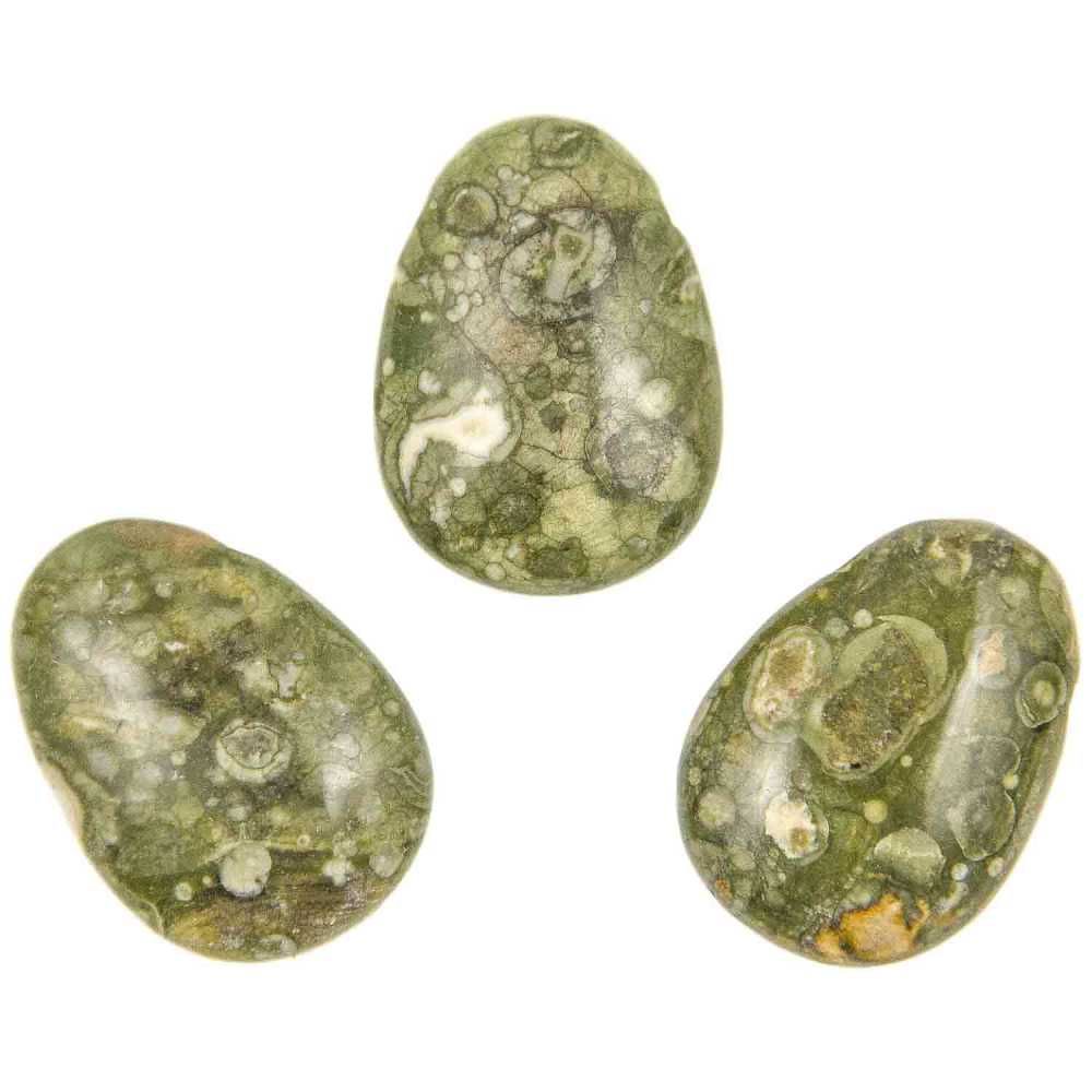 Pendentif Goutte En Rhyolite – Pierre Naturelle Percée – Blanc – Naturosphère