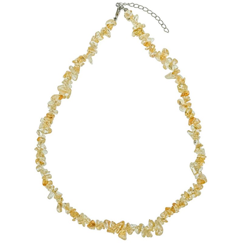 Collier pierre citrine