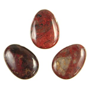 Pendentif goutte jaspe breschia