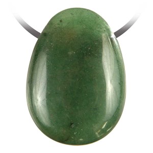 Pendentif goutte aventurine verte