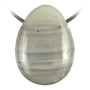 Pendentif goutte agate naturelle