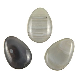 Pendentif goutte agate naturelle