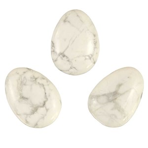 Pendentif goutte howlite