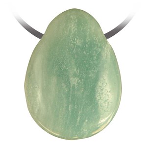 Pendentif goutte amazonite