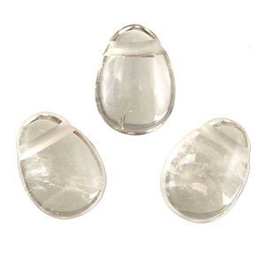 Pendentif goutte cristal roche