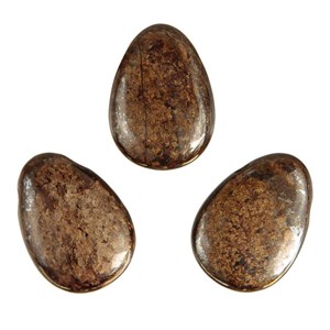Pendentif goutte bronzite