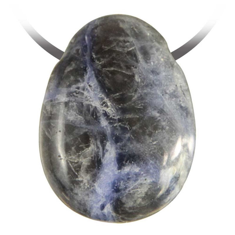 Pendentif goutte sodalite