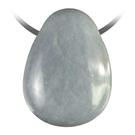 Pendentif goutte angélite