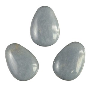 Pendentif goutte angélite