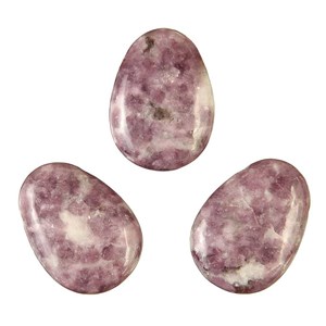 Pendentif goutte lépidolite