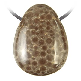 Pendentif goutte oolithe