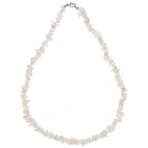 Collier pierre lune blanche