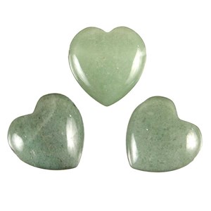 Pendentif coeur aventurine verte