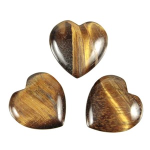 Pendentif coeur oeil tigre