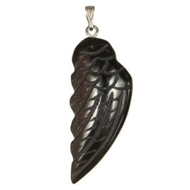 Pendentif aile d'ange en onyx